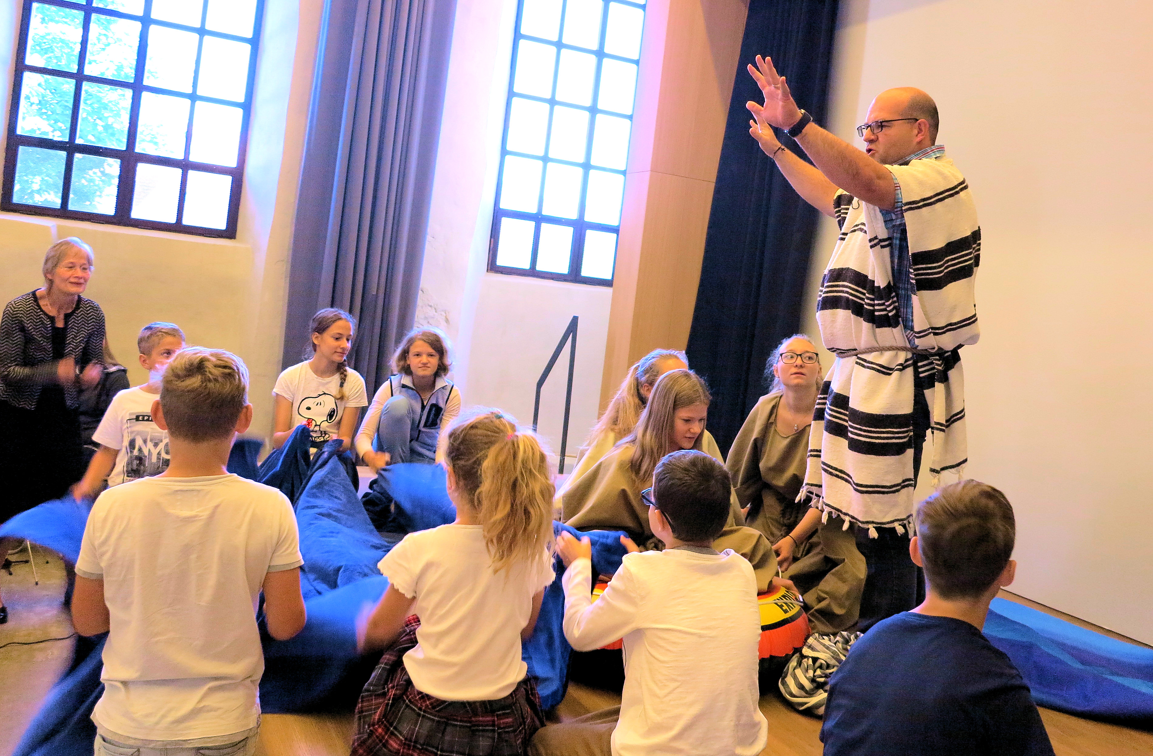 De Familiengottesdienst zum Schulanfang war der erste Gottesdienst von Pfarrer Andreas Grell in unserer Gemeinde. Foto: Ehrhard Löwe