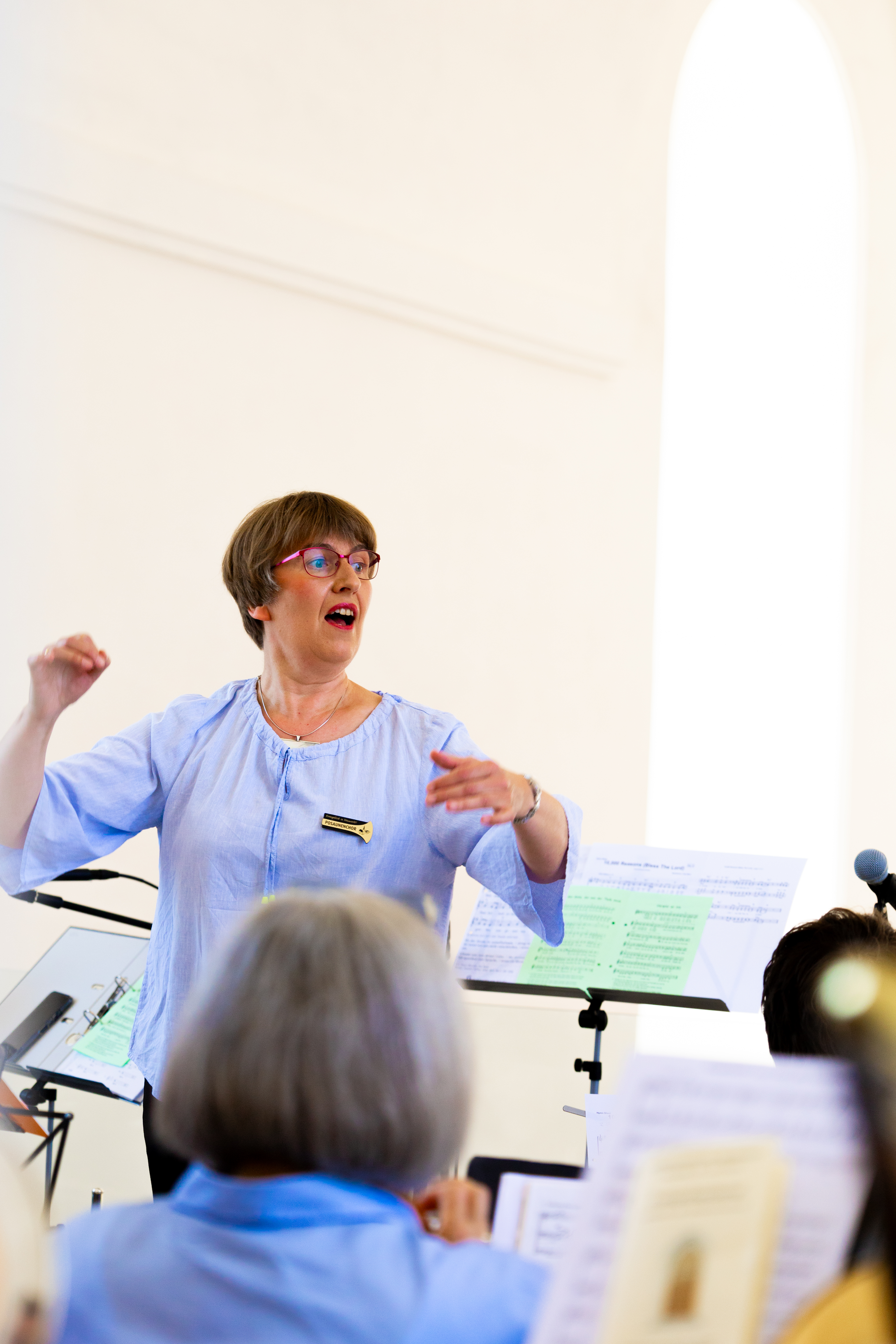 Posaunenchor unter Leitung von Beatrice Höhn, 25.06.2023, Foto: Tobias Markhof